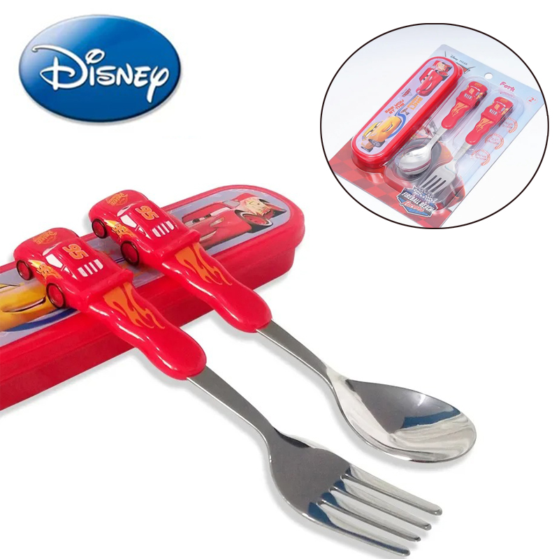 Lighting Mcqueen Decor - DisneyCarLightning McQueen cutlery Set Animated Cartoon