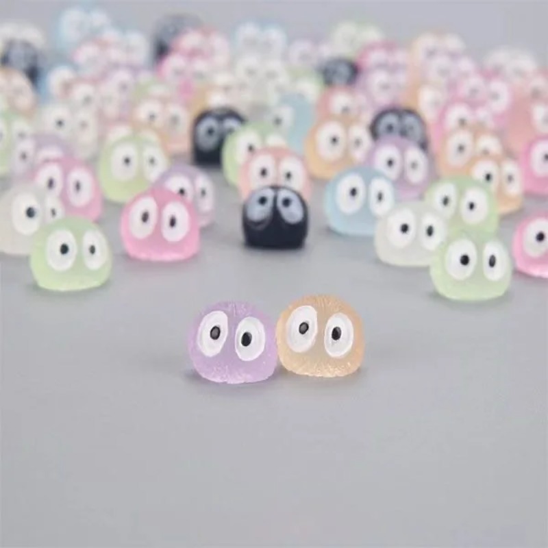 Lighting Decor Items - 1-200Pcs Luminous Mini Resin Ghost Tree