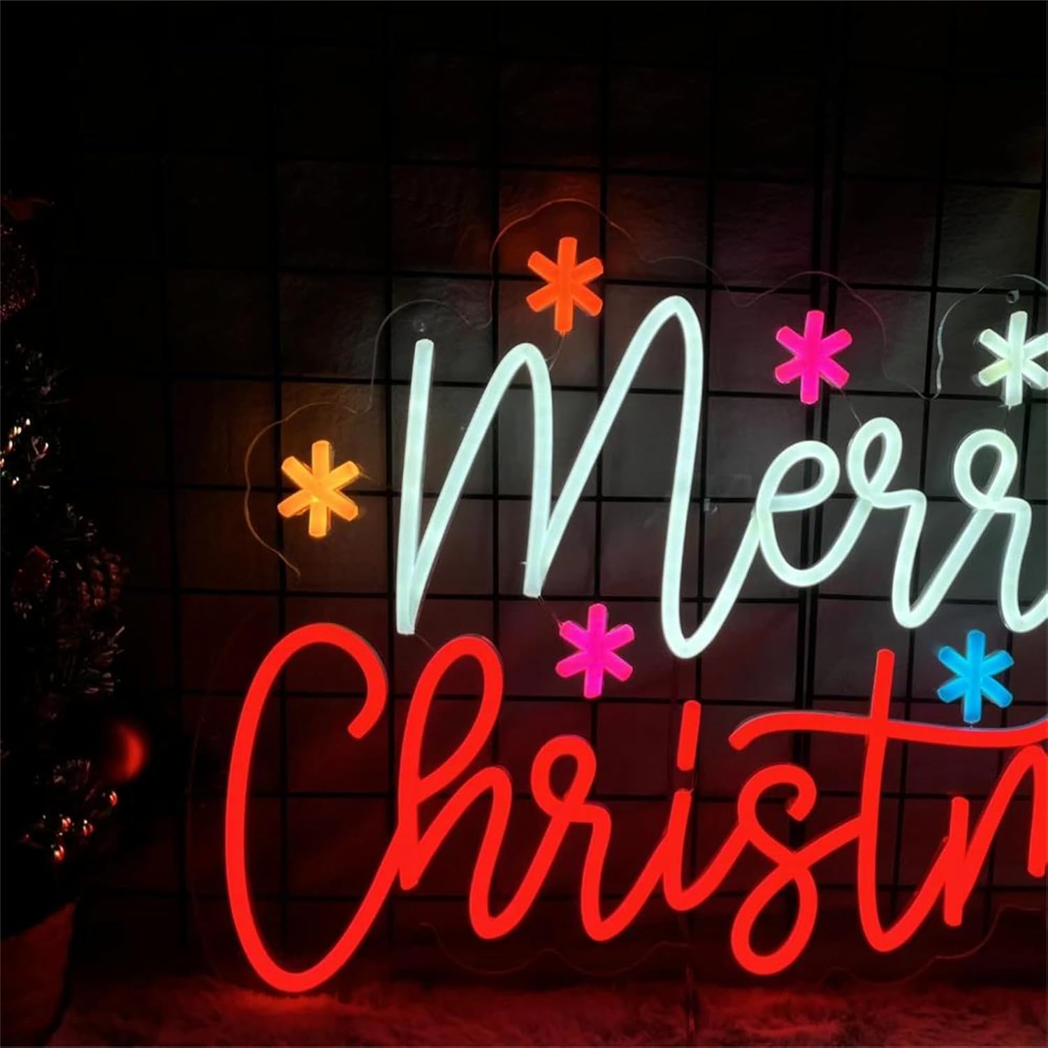 Merry Christmas Neon Sign with - Lighting Home Decor Ideas ulasan dan harga