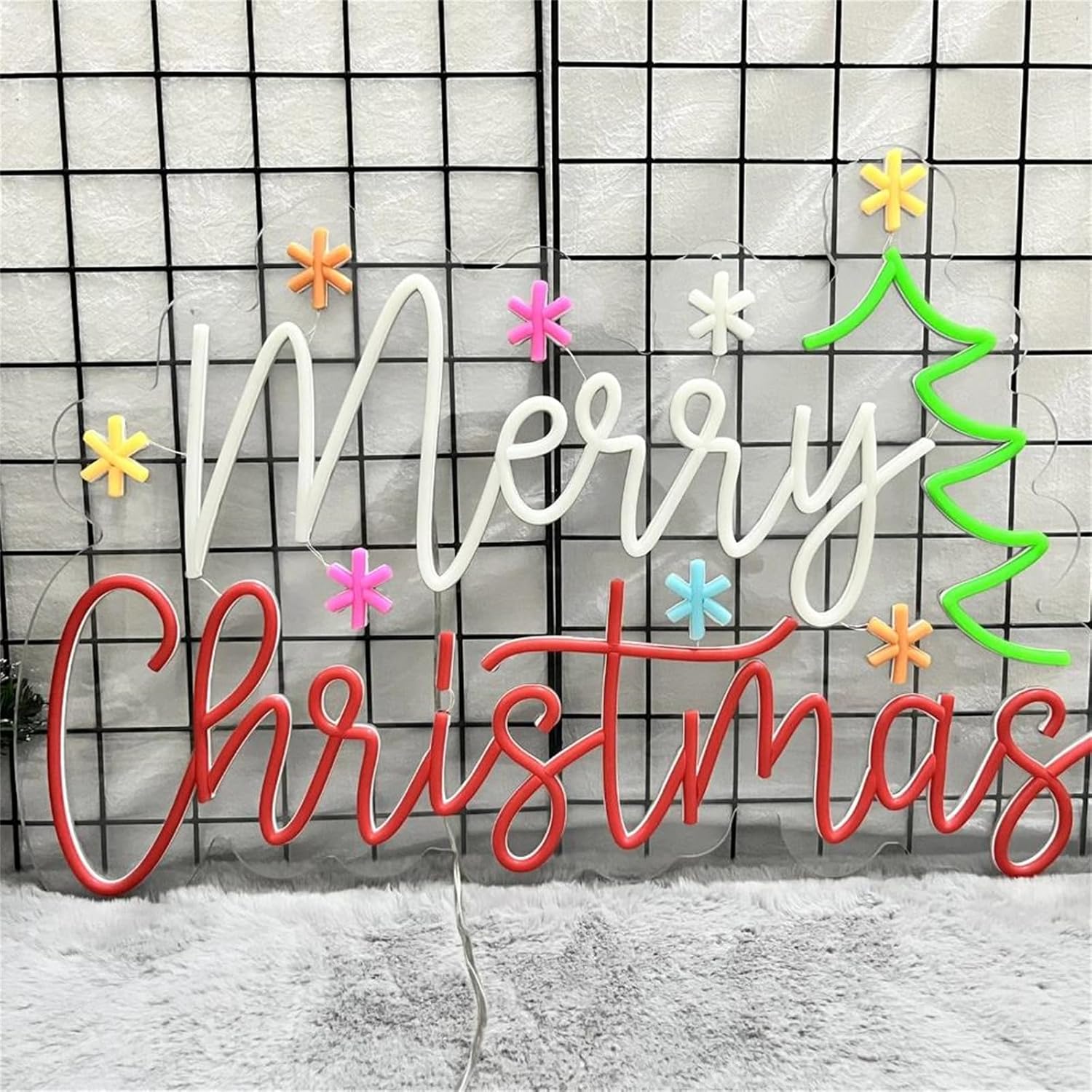 Merry Christmas Neon Sign with - Lighting Home Decor Ideas ulasan dan harga
