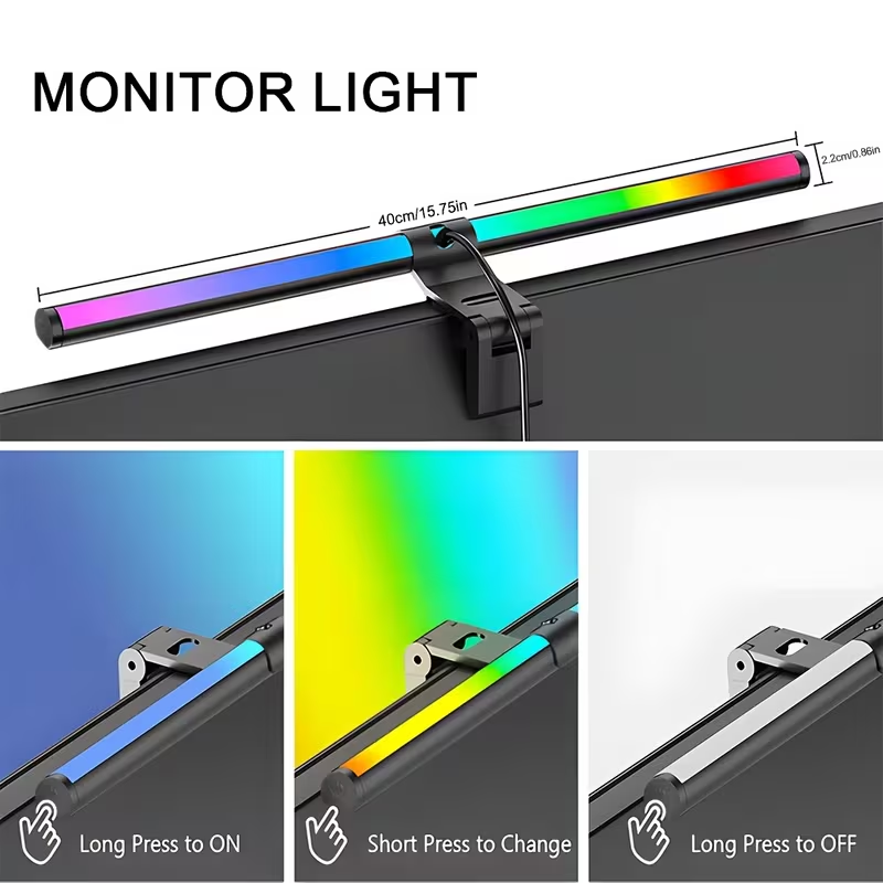 USB Powered LED Monitor Light  - Touch Dimmer Lamp ulasan dan harga