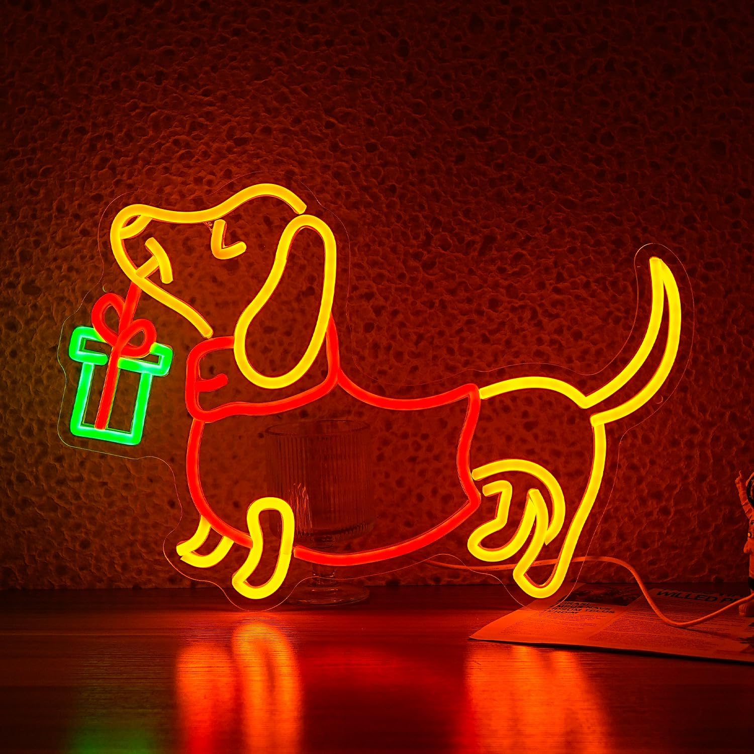 USB Dimmable Dachshund Neon Si - Lighting Home Decor Ideas ulasan dan harga