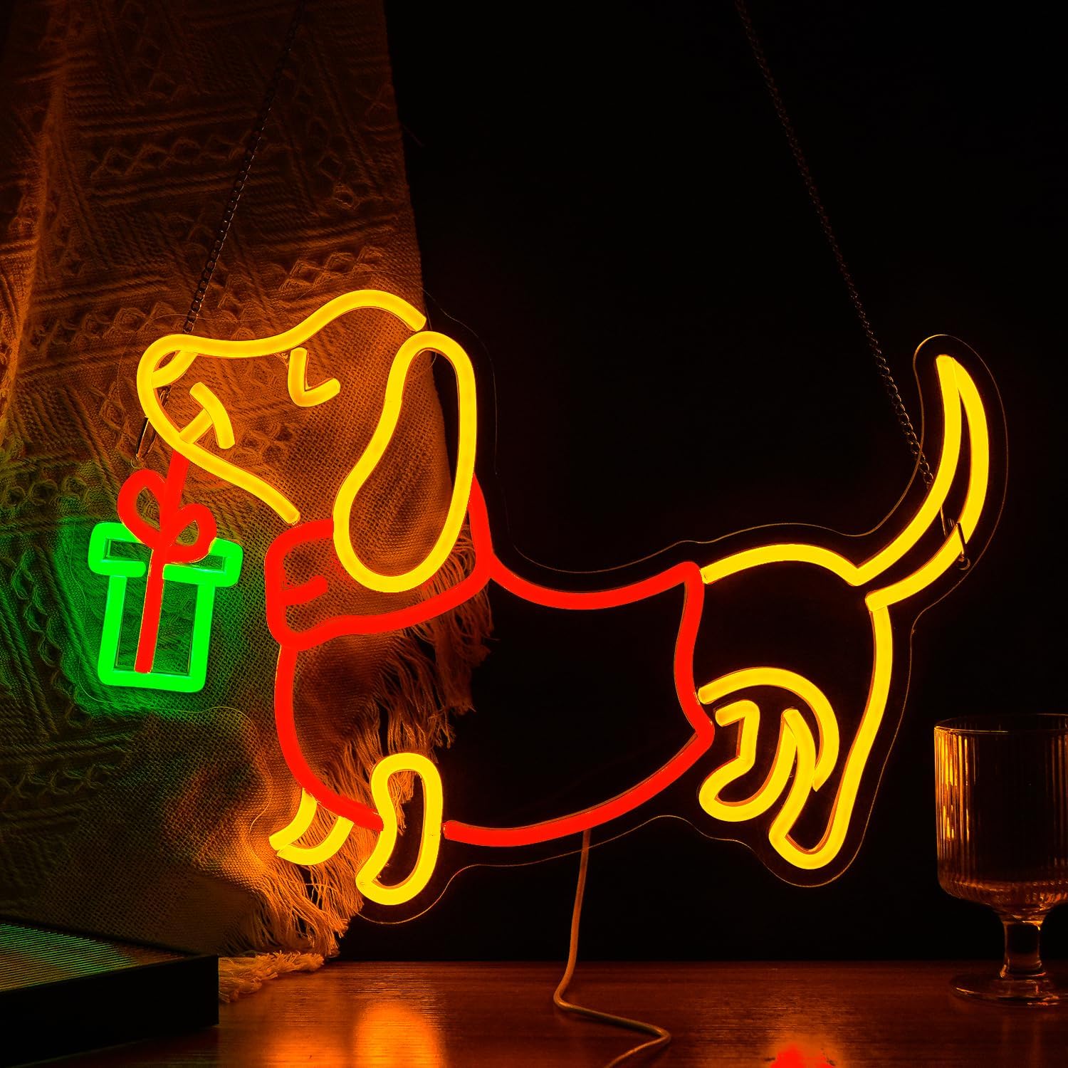 USB Dimmable Dachshund Neon Si - Lighting Home Decor Ideas ulasan dan harga