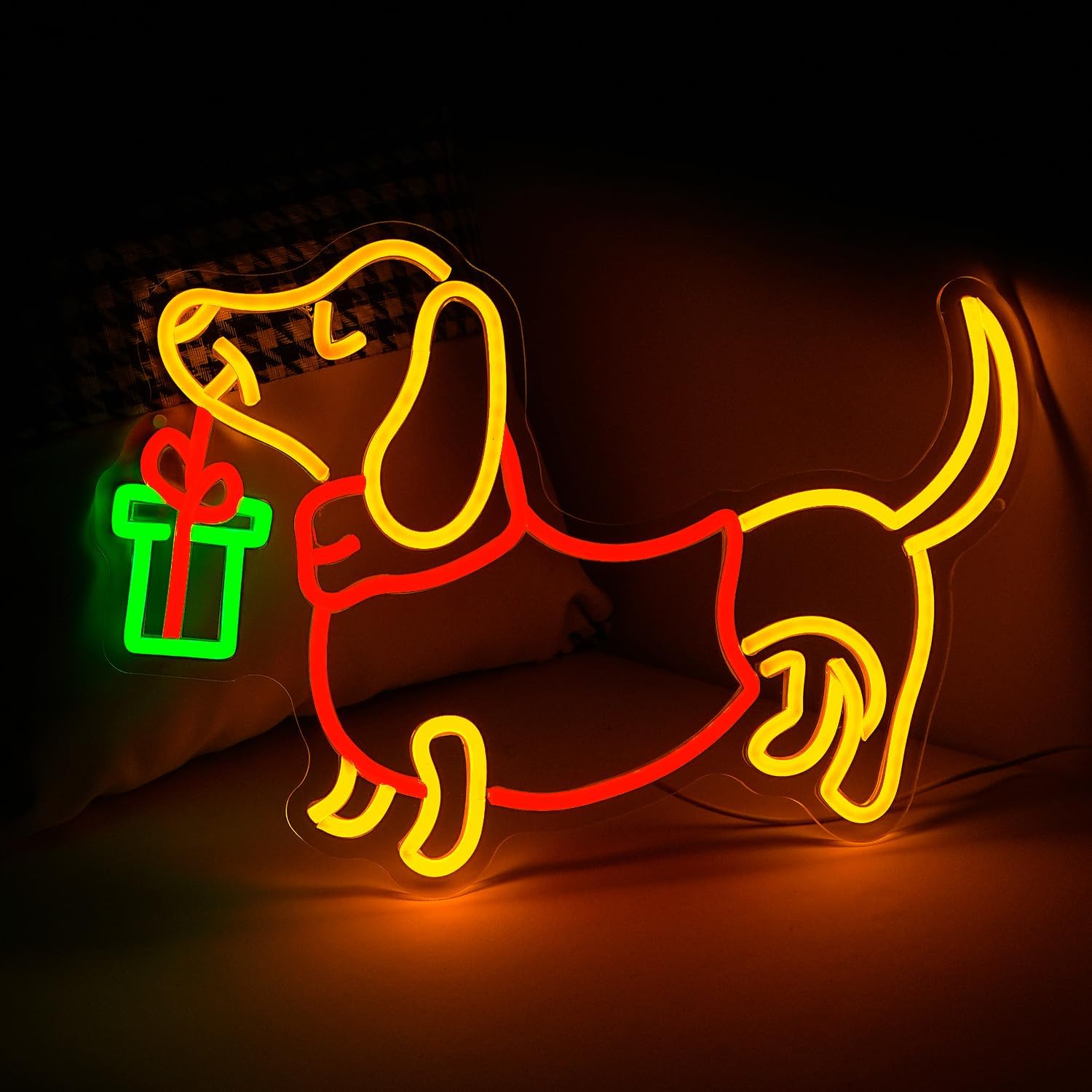 USB Dimmable Dachshund Neon Si - Lighting Home Decor Ideas ulasan dan harga