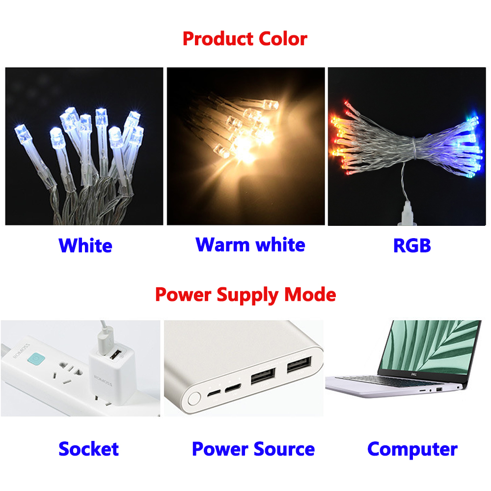 USB light string DIY holiday d - Lighting Decor Company ulasan dan harga