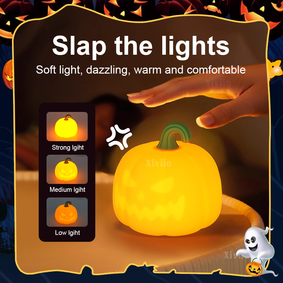 Halloween Pumpkin Lamp Super S - Lighting Decor For Bedroom ulasan dan harga