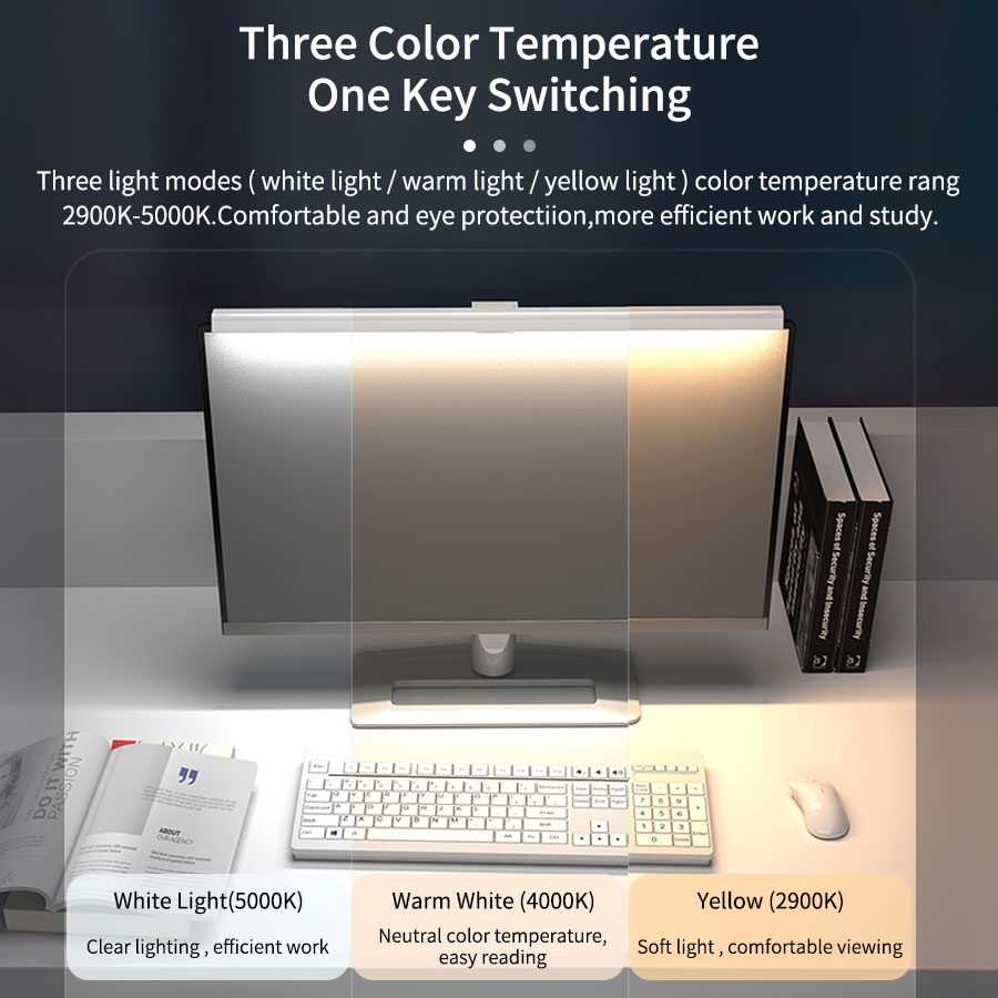 50cm LED Monitor Light Bar Scr - Touch Dimmer Lamp ulasan dan harga