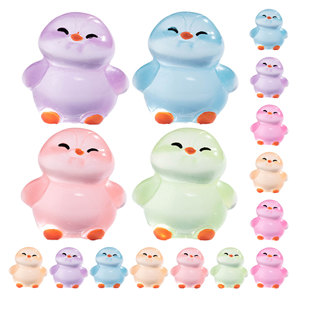 18Pcs Glowing Resin Penguins:  - Lighting Home Decor Ideas ulasan dan harga