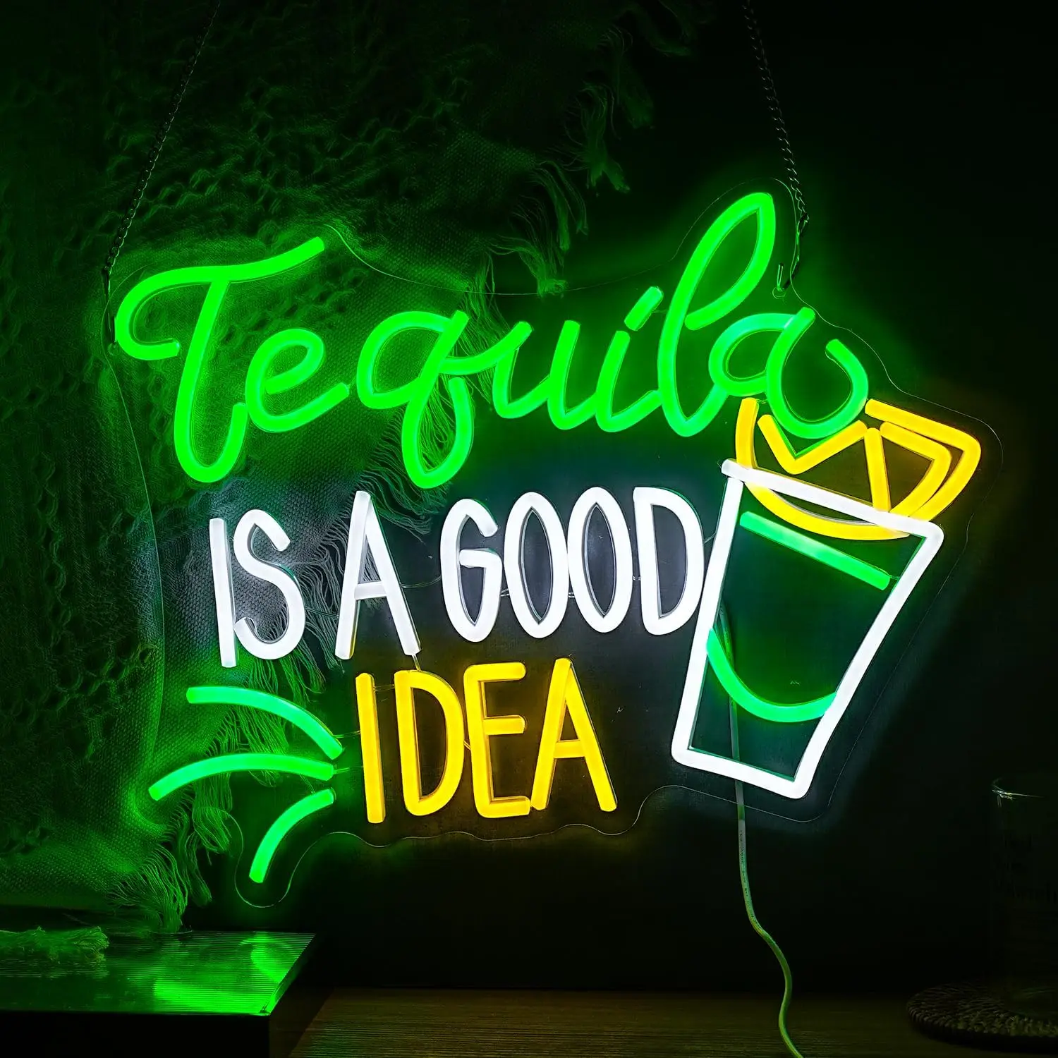 Tequila Is A Good Idea Neon Si - Lighting Home Decor Ideas ulasan dan harga