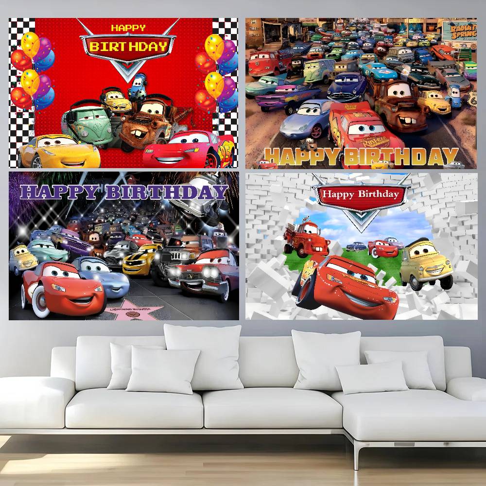 Movie Cars Party Decorations B - Lighting Mcqueen Decor ulasan dan harga