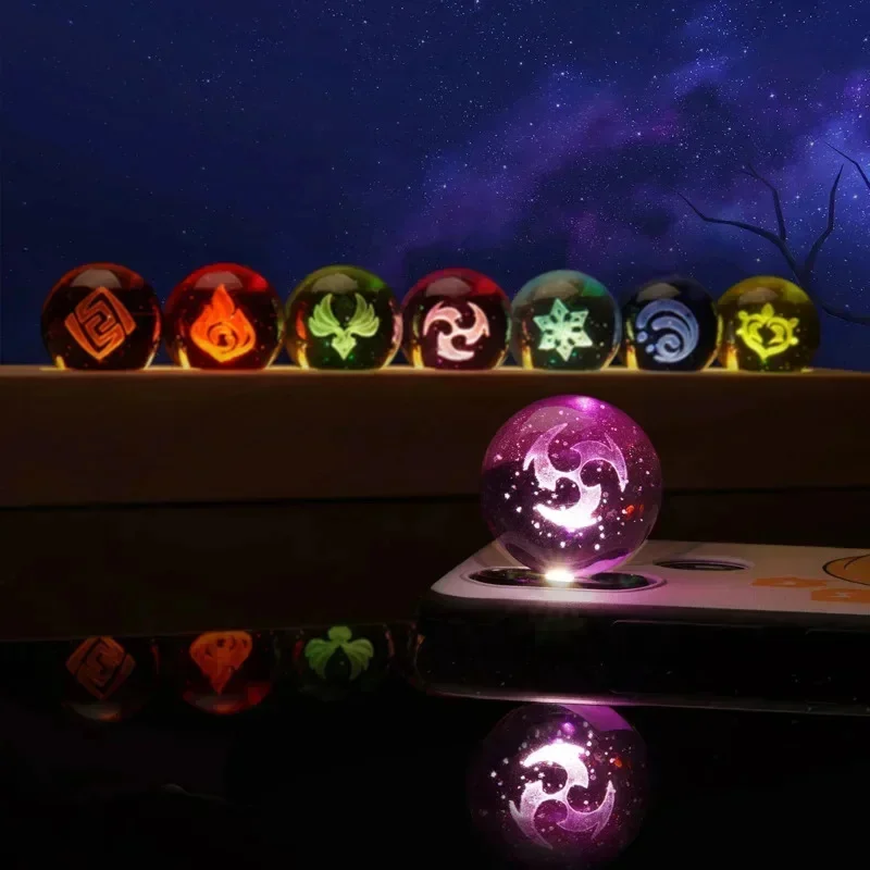 Game Genshin Impact Crystal Ba - Elements Lighting Decor ulasan dan harga