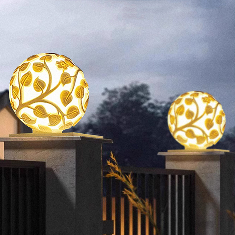 Outdoor column lights solar LE - Lighting Decor Outdoor ulasan dan harga
