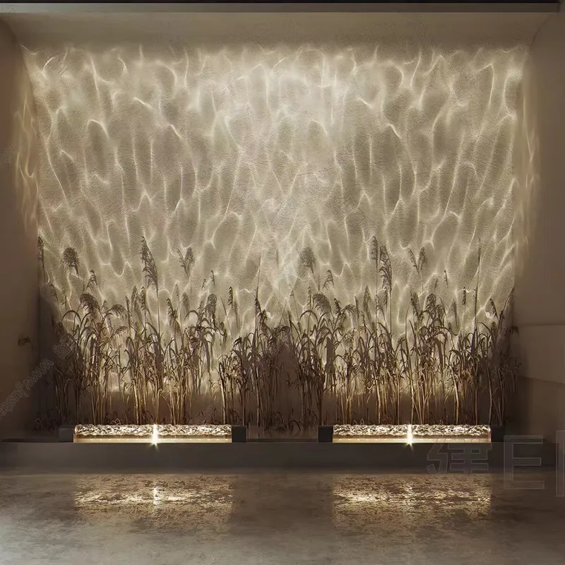 Smart 3D Wall Wash Flame Proje - Lighting Decor For Bedroom ulasan dan harga