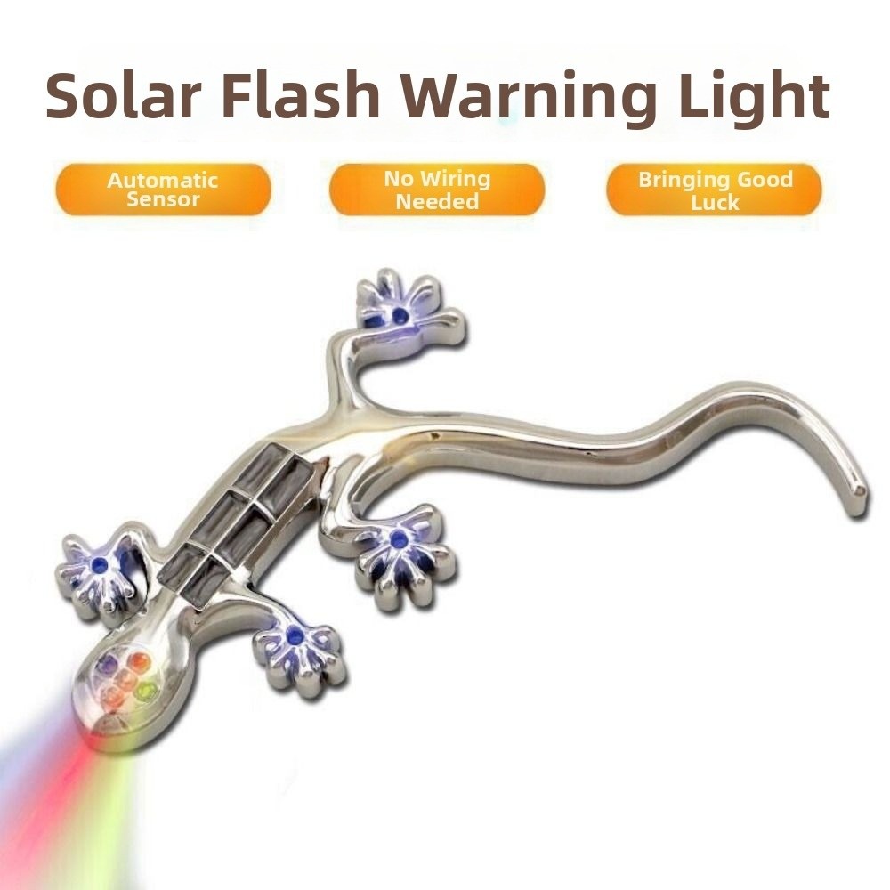 New Gecko Shape Solar Warning  - Gecko Lighting & Decor ulasan dan harga