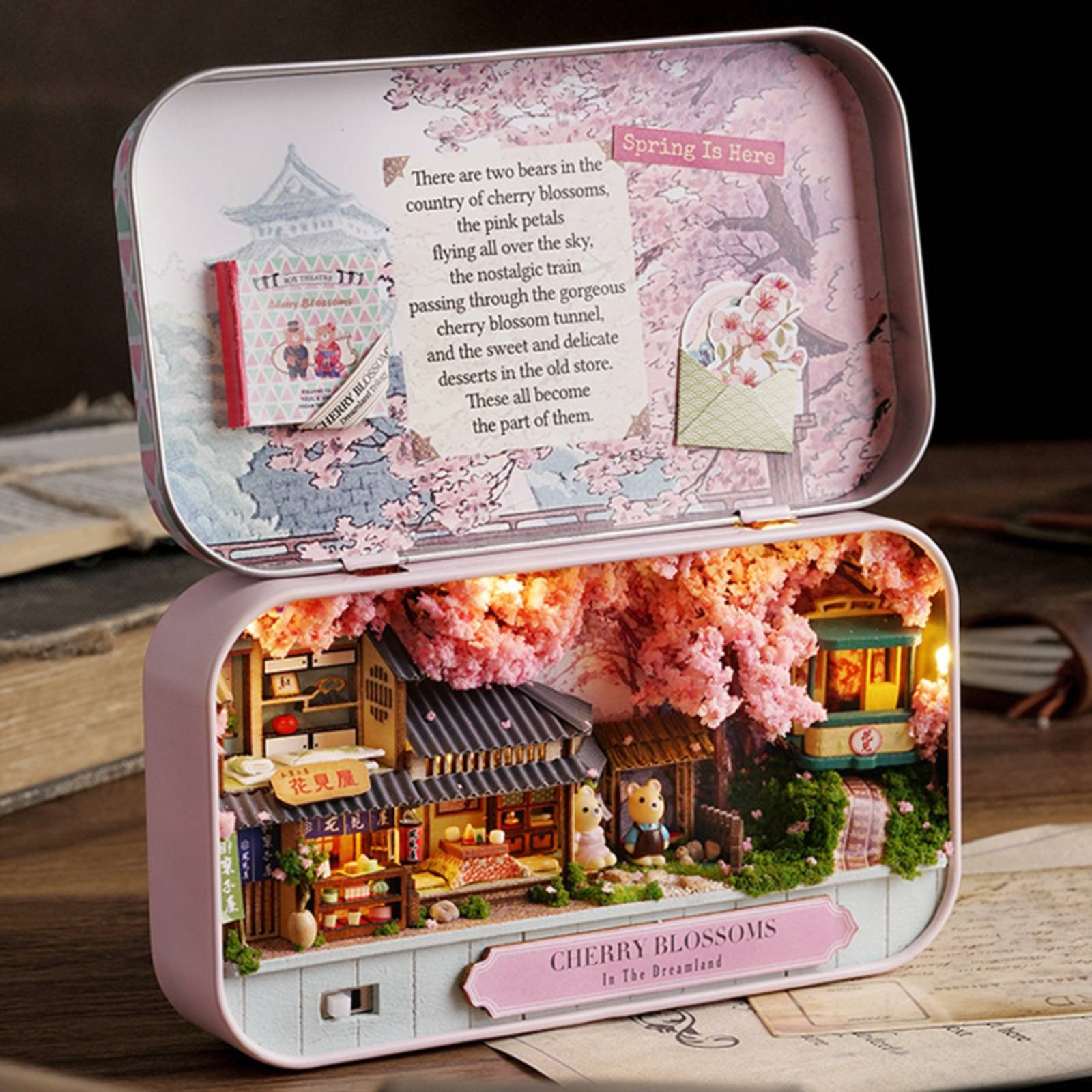 Box Theater Model Gift Idea DI - Lighting Home Decor Ideas ulasan dan harga