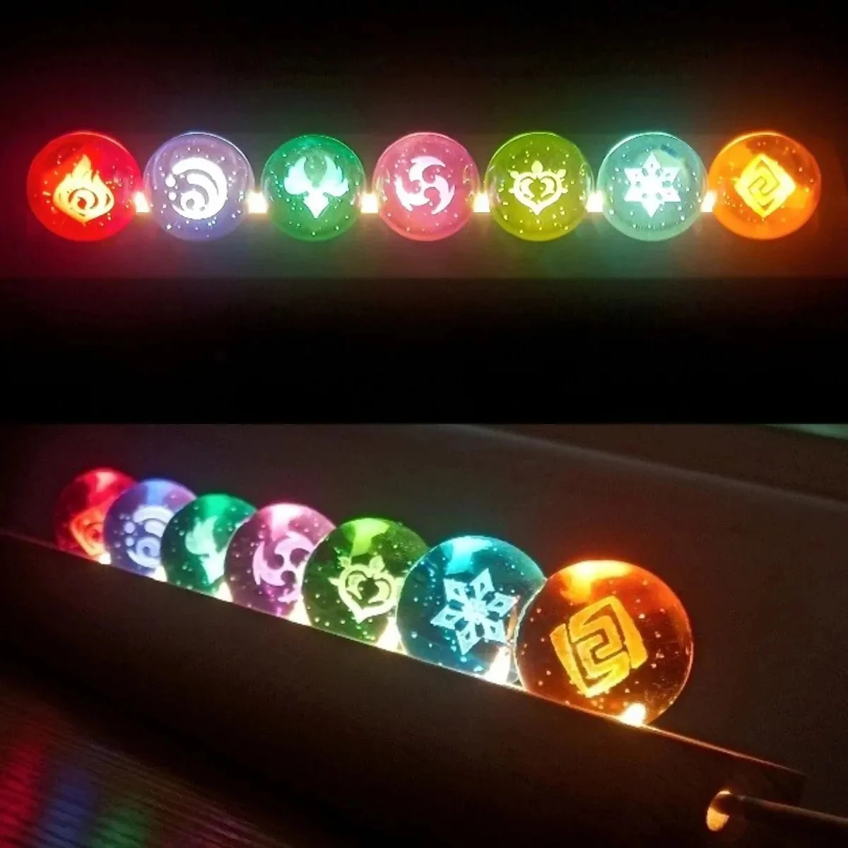 Game Genshin Impact Crystal Ba - Elements Lighting Decor ulasan dan harga
