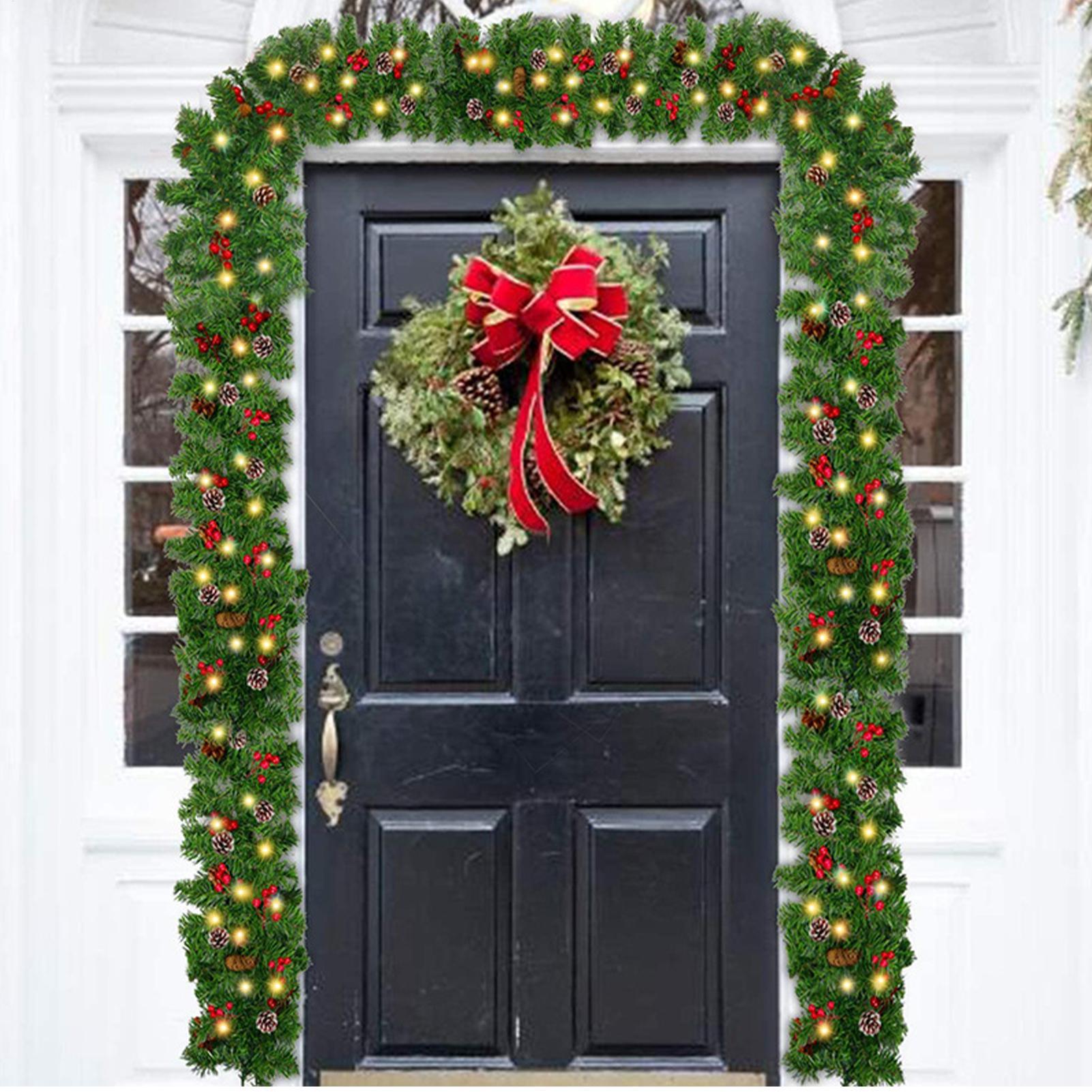 Lighted Christmas Garland Wate - Lighting Decor Company ulasan dan harga