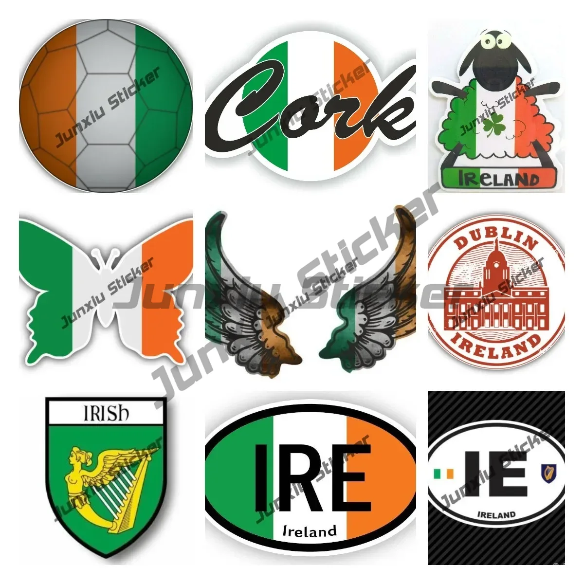 Ireland Flag Wings Creative Mo - Decor Lighting Ireland ulasan dan harga