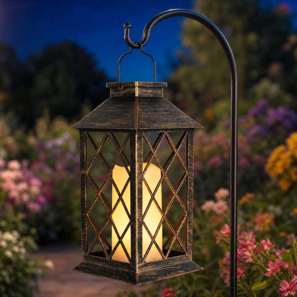 Retro Solar Lantern, Outdoor S - Lighting Decor Outdoor ulasan dan harga
