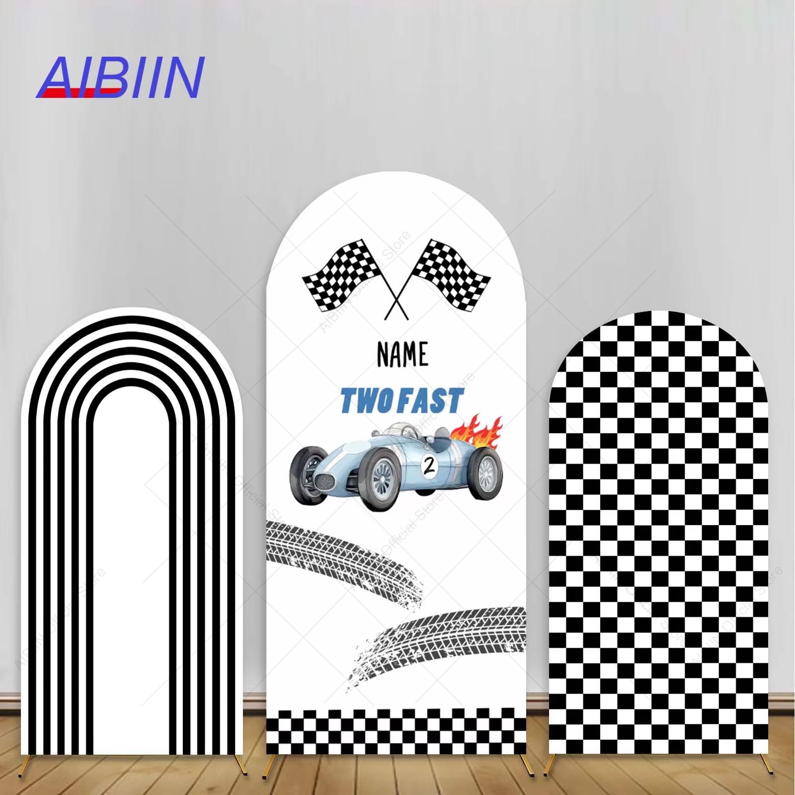 AIBIIN Racing Arch Backdrop Co - Lighting Mcqueen Decor ulasan dan harga
