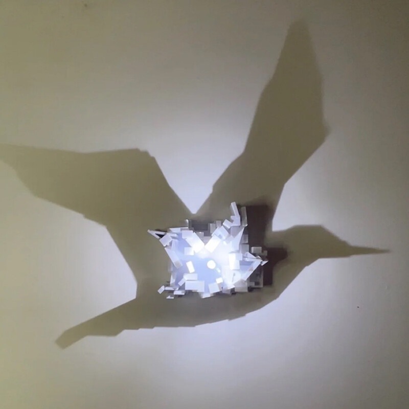 Dropshipping 3D Light Shadow N - Lighting Decor For Bedroom ulasan dan harga