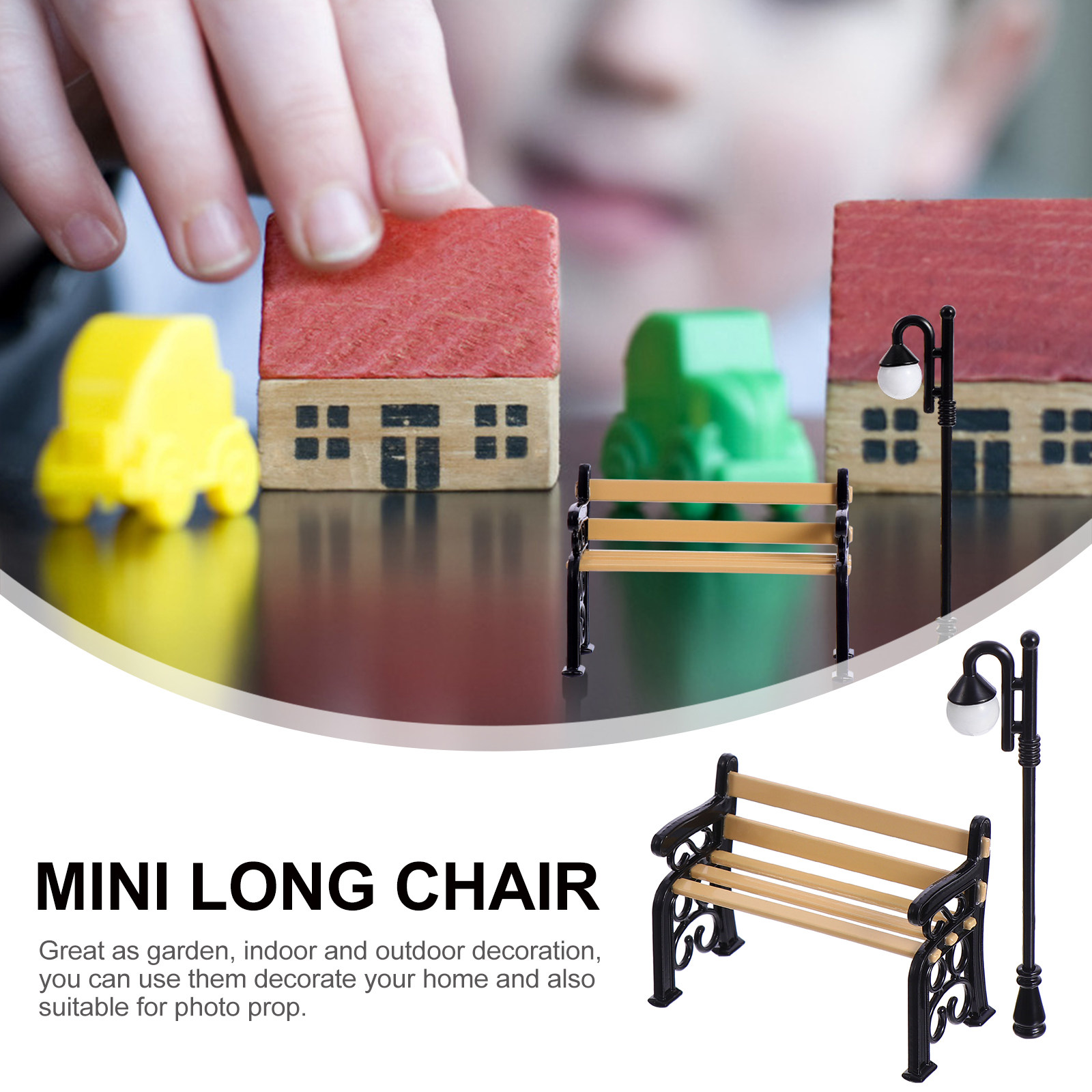 2Pcs Miniature Chair and Stree - Lighting Home Decor Ideas ulasan dan harga