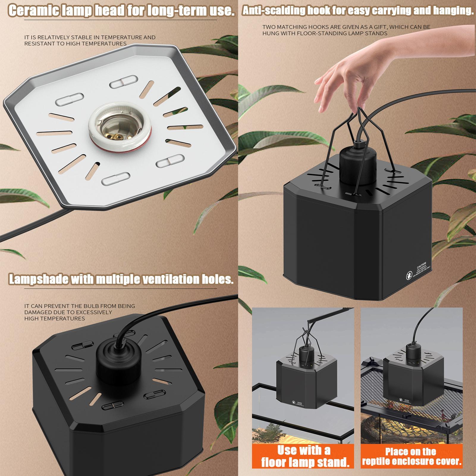 Heat Lamp Cover For Reptiles T - Gecko Lighting & Decor ulasan dan harga