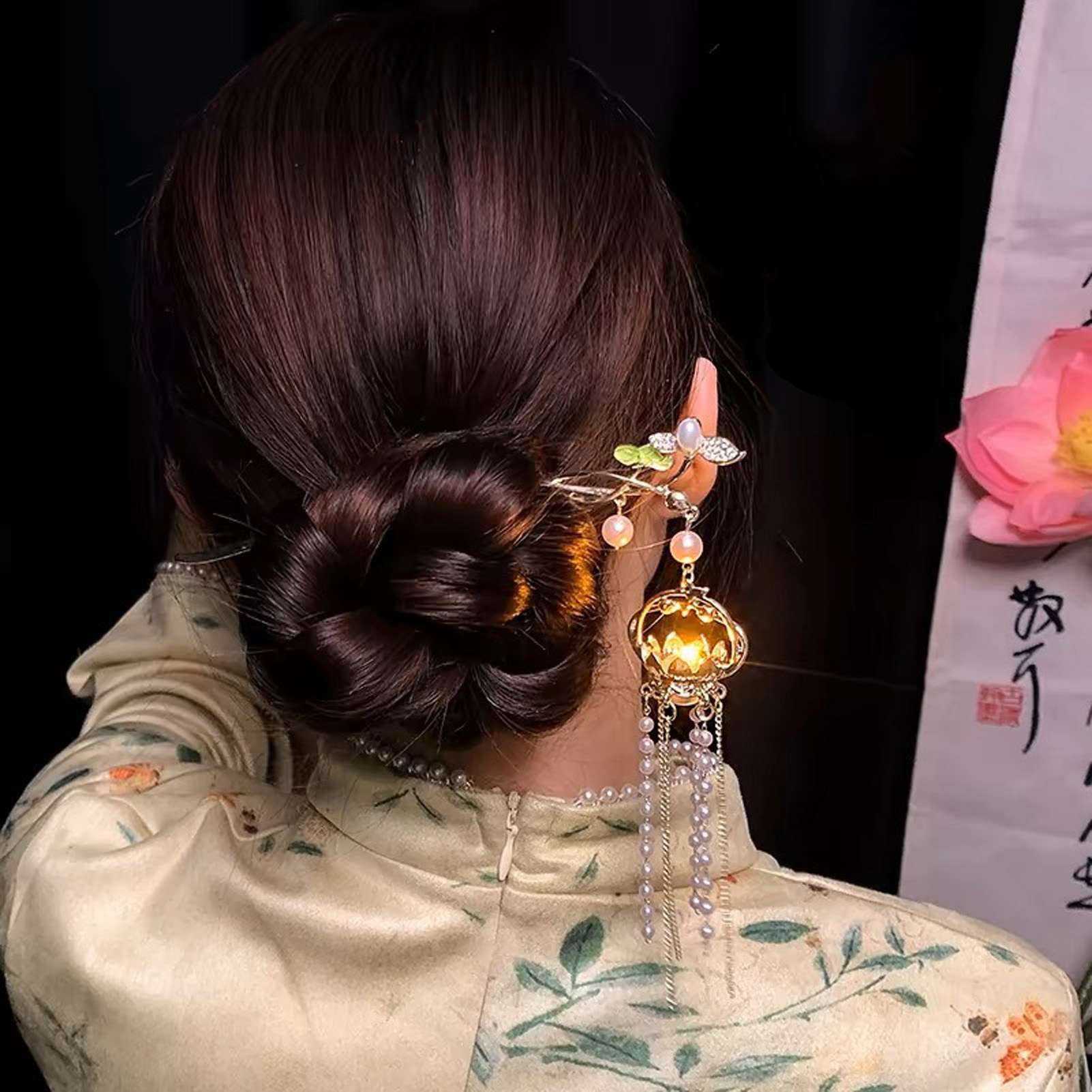 Luminous Flower Hairpin For Wo - Lighting Decor Items ulasan dan harga