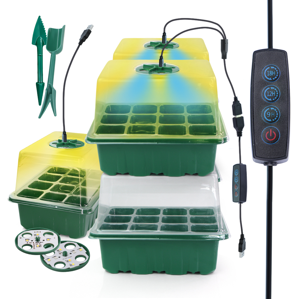 LED Nursery Pots with Grow Lig - Touch Dimmer Lamp ulasan dan harga