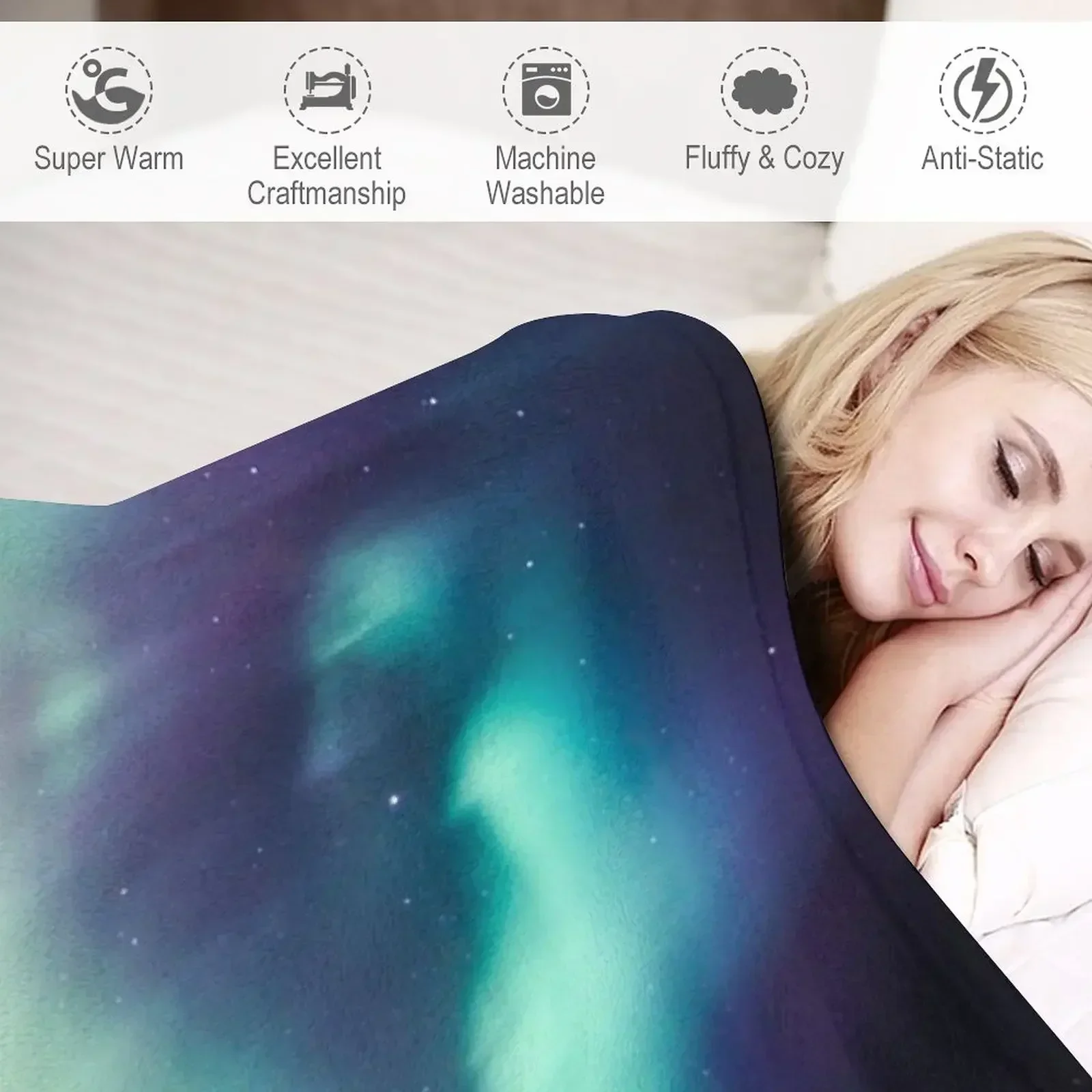 Northern Lights III Throw Blan - Lighting Home Decor Ideas ulasan dan harga