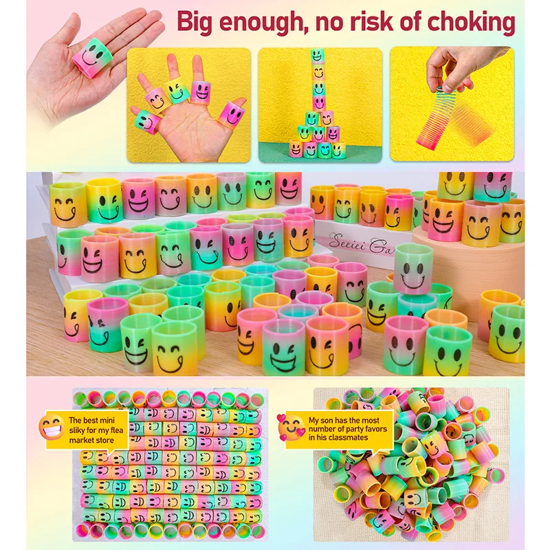 12/24PCS Rainbow Magic Spring  - Lighting Mcqueen Decor ulasan dan harga