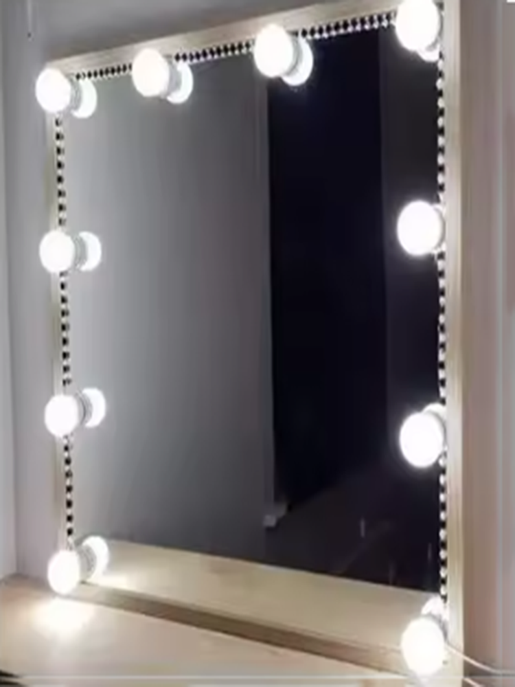LED Mirror Makeup Mirror w/Lig - Touch Dimmer Lamp ulasan dan harga