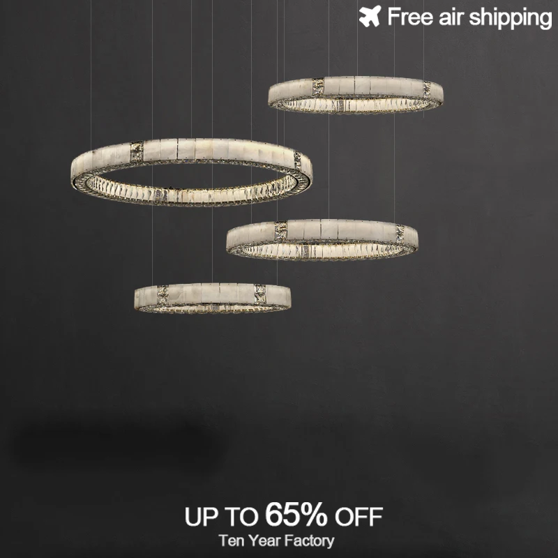 Gold Black Modern LED Chandeli - Elements Lighting Decor ulasan dan harga